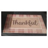 Thankful floor mat 29.5 x 18