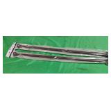 Mainstays bronze color tension rods. 30"-52". Set