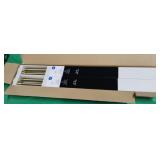 Mainstays gold cap single curtain rod 30"-84".