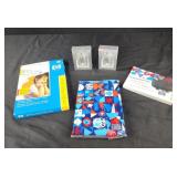 Photo paper and 2 small frames