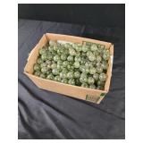 13 lb green glass balls