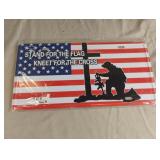 Stand For The Flag Kneet For The Cross license