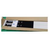 Mainstays black single curtain rod. 30"-84".