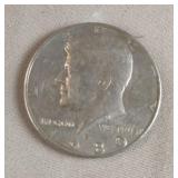 1980 Kennedy half dollar