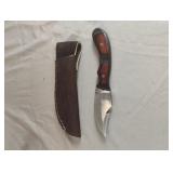 Skinner knife with case