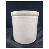 7" tall crock hairline crack see pics