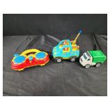 Megcos musical radio toy,  dinosaurs safari car,