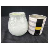 Citronella candle and scented candle