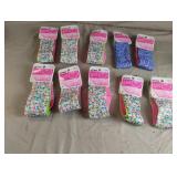 Scunci girl hair bands. 10-3 pc packs