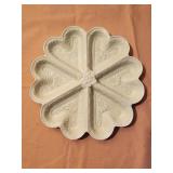 Shortbread Cookie Mold Embossed Heart Shapes