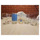 Assorted glassware