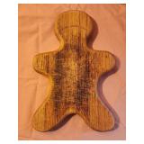 8x12 wooden gingerbread cutting board
