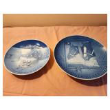 1969 and1975 Bing & Grondahl Christmas plates