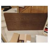 Foldable wood and metal table 60 x 29 x 29.5