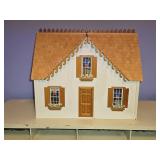 Vintage Dollhouse w/ Contents 24"L 14"W 20ï¿½"T