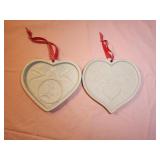 Brown bag cookie art hearts and Pampered chef