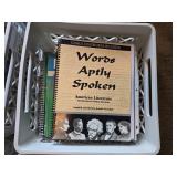 Crate of Various Books