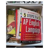 Crate of English Grammar Books