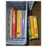 Narrow Crate of School Books