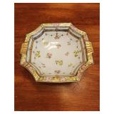 Antique Nippon Hand Painted Octogon Serving Bowl
