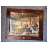 24x29 Two by Two noahs ark wall art