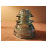 Whitall Tatum co no 1 glass insulator