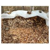 Pile of chopped wood