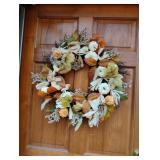 Fall wreath 21" across