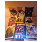 Sheet music books, carpenters, joni Mitchell,