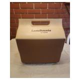Lunchmate by igloo personal cooler vtg brown