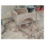Wheel barrow. Flat tires 32 x 29.5 x 47