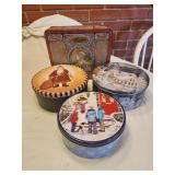 Christmas tins