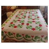 Handmade double sided quilt 96 x 76