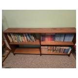Solid Wood Bookshelf  60"L 8ï¿½"D 29"T (Contents