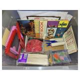 Tub of Craft Supplies