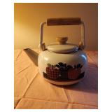 Vintage Ingleman Country Teapot with Wooden