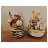 Baseball Teddy Bear music boxes