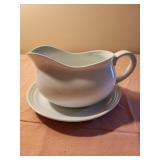 Gravy boat and saucer