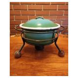 Mid Century Modern Atomic Green Ombrï¿½ Enamel