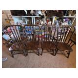 4 Wooden Kids Chairs 31" Tall