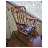 Kids Wooden Rocking Chair 28" tall