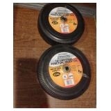 Milwaukee 10" universal puncture proof tires. Set