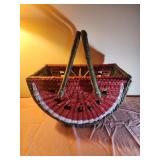 Watermelon basket 14x9x9