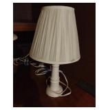 Desktop wood lamp. Works. 15.5" tall