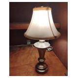 Desk top metal light. Works. 17" tall