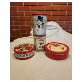 Christmas tins