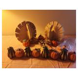 Pumpkin gourd name place holders, fall