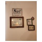 Cross stitch wall grouping