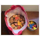 Wooden Building Blocks & Jumbo Beads