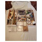 Contents of catch all drawer, assorted items,